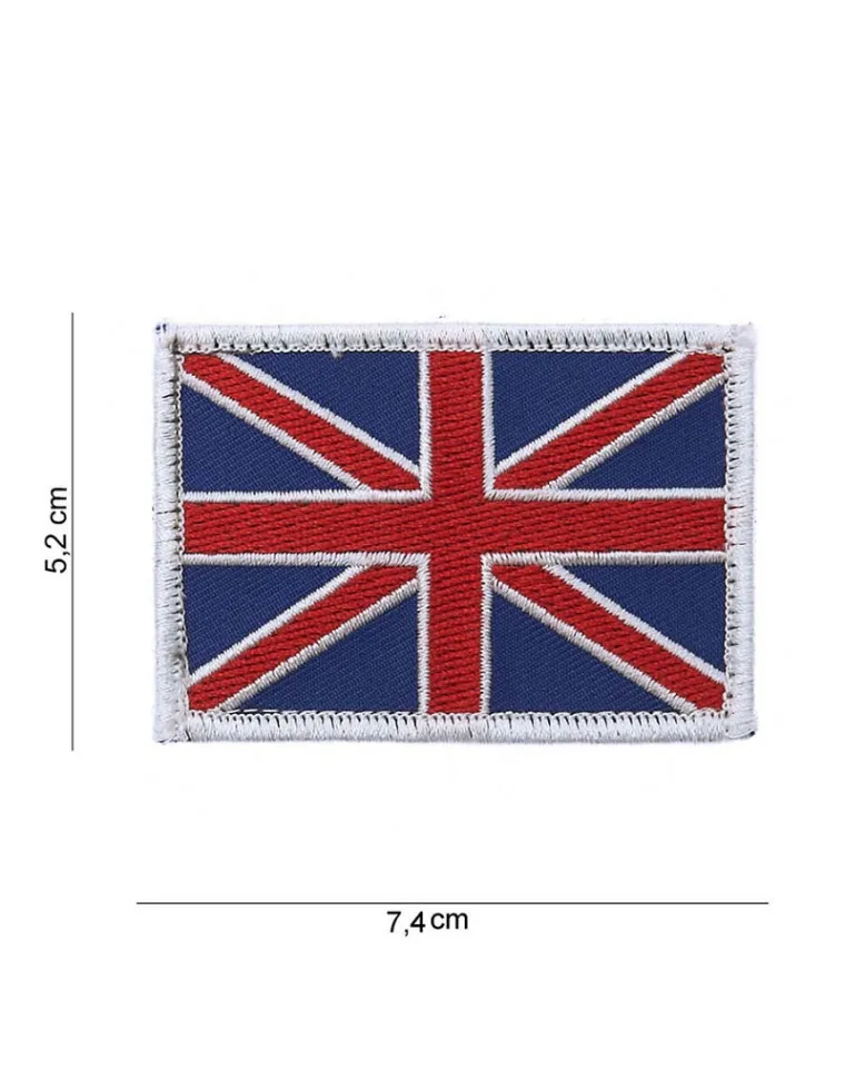 PARCHE BORDADO BANDERA GRAN BRETAÑA VELCRO