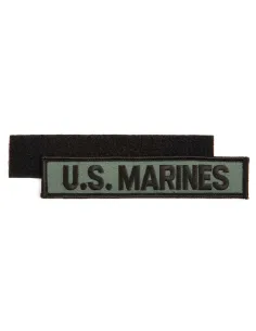 PARCHE BORDADO TAB US MARINES VERDE VELCRO