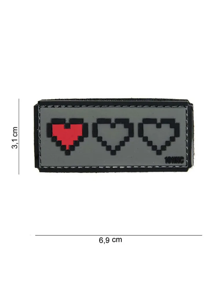 PARCHE PVC LAST LIVE GRIS