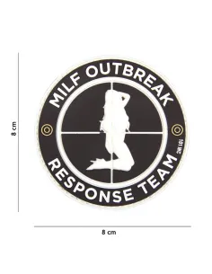 PARCHE PVC MILF OUTBREAK NEGRO