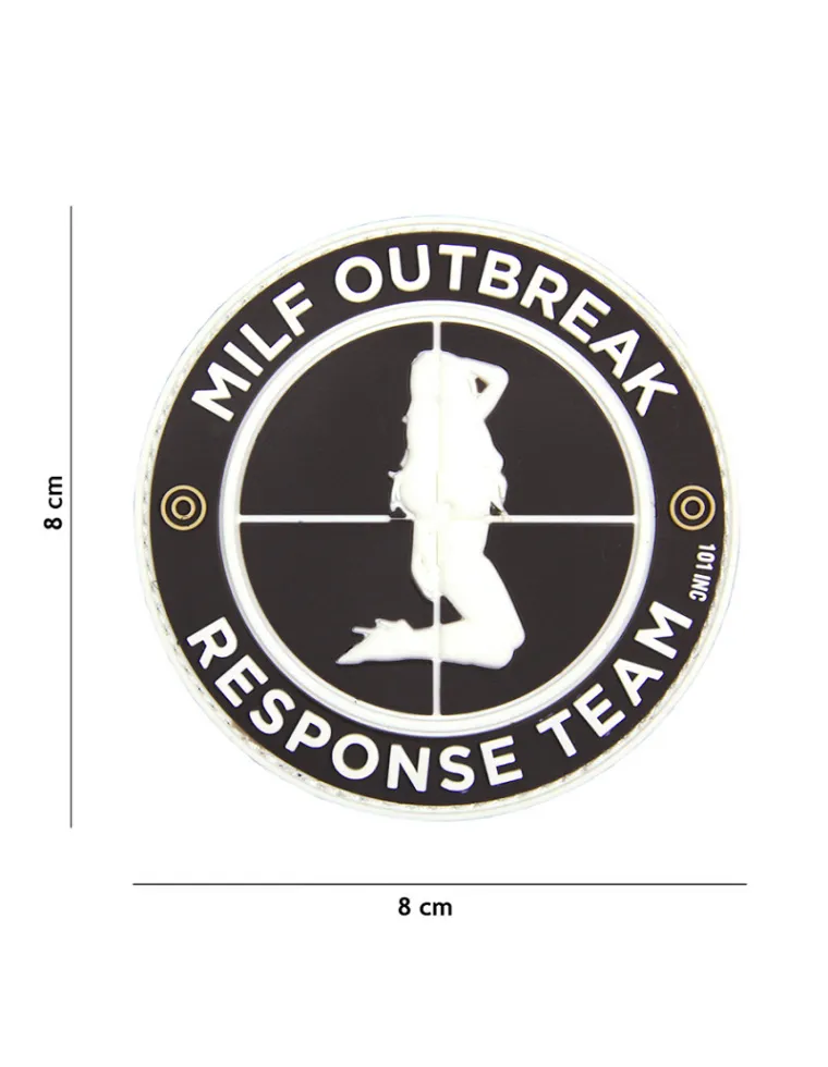 PARCHE PVC MILF OUTBREAK NEGRO