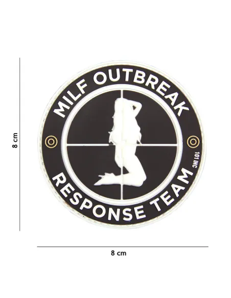 PARCHE PVC MILF OUTBREAK NEGRO