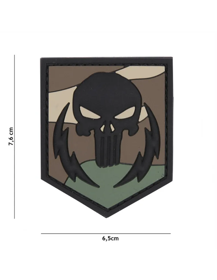 PARCHE PVC PUNISHER TRUENOS CAMO