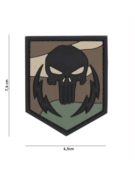 PARCHE PVC PUNISHER TRUENOS CAMO