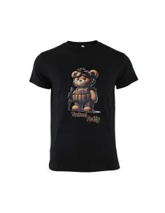 CAMISETA IW TACTICAL TEDDY NEGRA