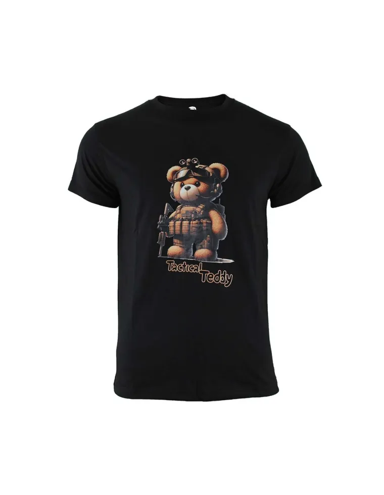 CAMISETA IW TACTICAL TEDDY NEGRA