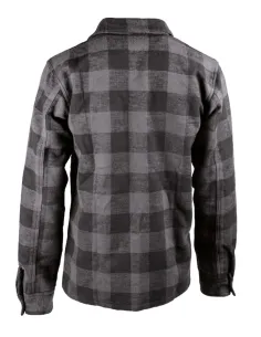 CAMISA CUADROS GRIS/NEGRO  2