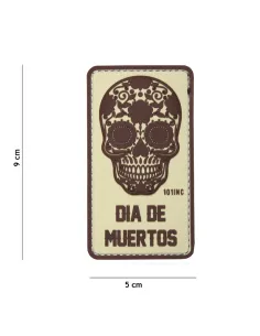 PARCHE PVC DIA DE MUERTOS KAKHI