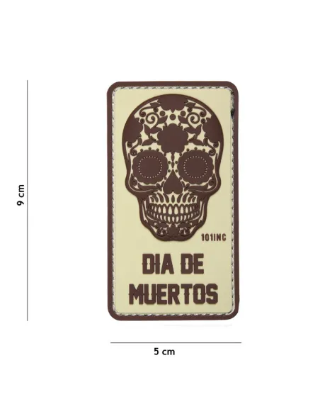 PARCHE PVC DIA DE MUERTOS KAKHI