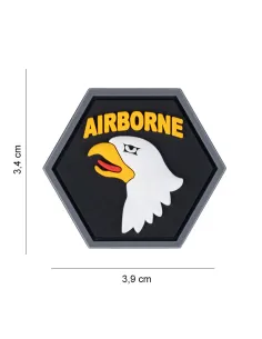 PARCHE PVC HEXAGON 101ST AIRBORNE 8061