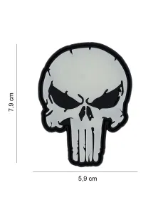 PARCHE PVC PUNISH SKULL GLOW 12014