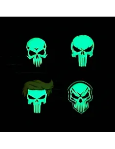 PARCHE PVC PUNISH SKULL GLOW 12014 2