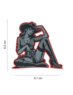 PARCHE PVC COWGIRL 8008
