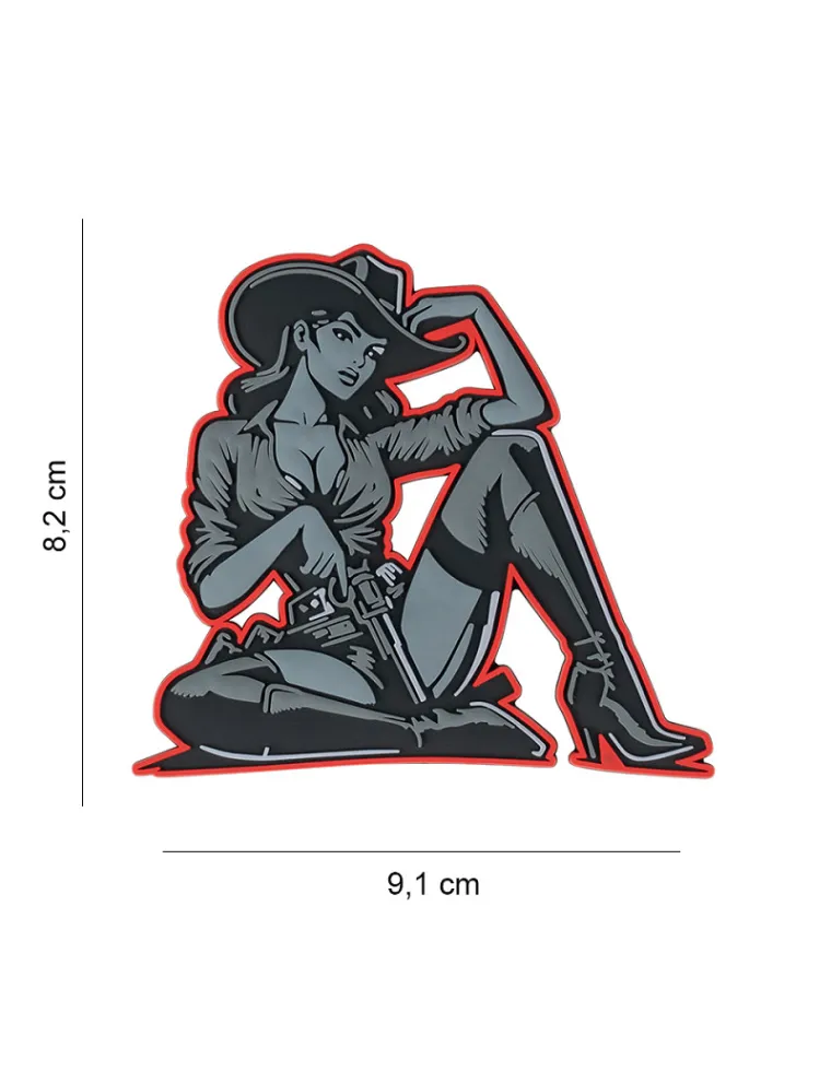 PARCHE PVC COWGIRL 8008