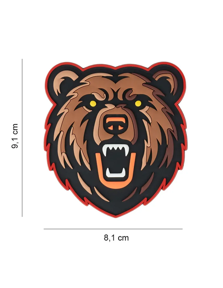 PARCHE PVC GRIZZLY BEAR 8009