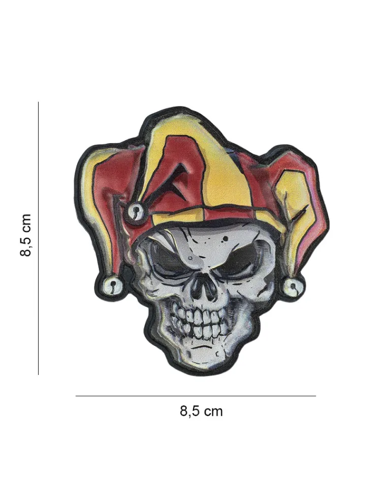PARCHE PVC SKULL JOKER 8035