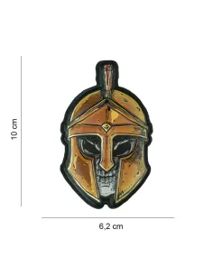 PARCHE PVC SKULL SPARTAN 8036
