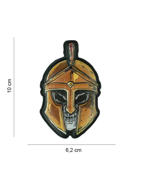 PARCHE PVC SKULL SPARTAN 8036