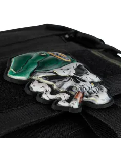 PARCHE PVC SKULL GREEN BERET 8037 2