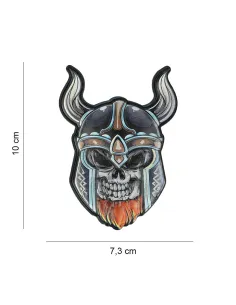 PARCHE PVC SKULL VIKING 8038