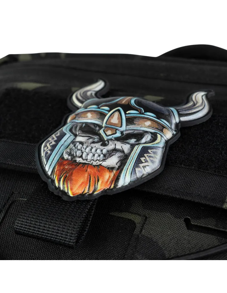 PARCHE PVC SKULL VIKING 8038