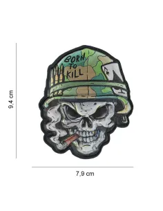 PARCHE PVC SKULL VIETNAN ACE 8039