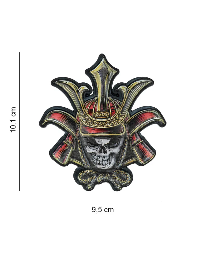 PARCHE PVC SKULL SAMURAI 8041