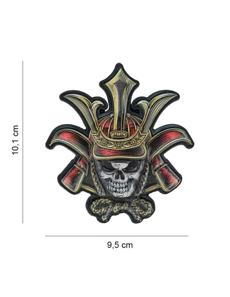 PARCHE PVC SKULL SAMURAI 8041