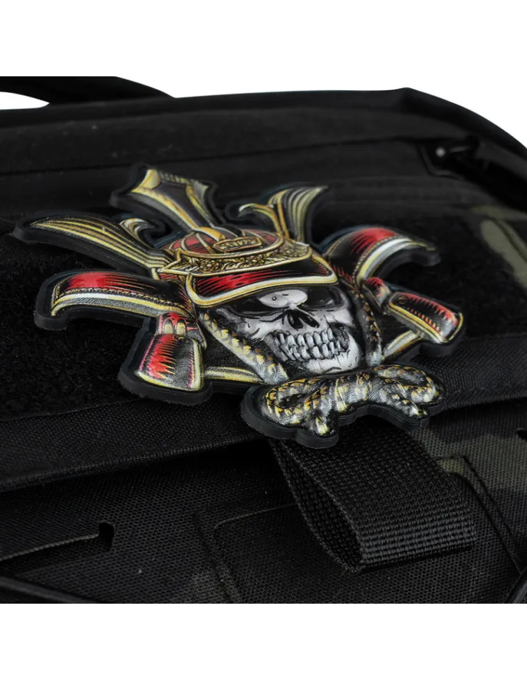 PARCHE PVC SKULL SAMURAI 8041