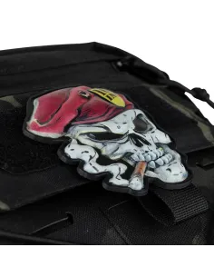 PARCHE PVC SKULL RED BERET 8042 2