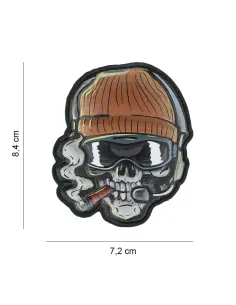 PARCHE PVC SKULL BEANIE WARRIOR 8045