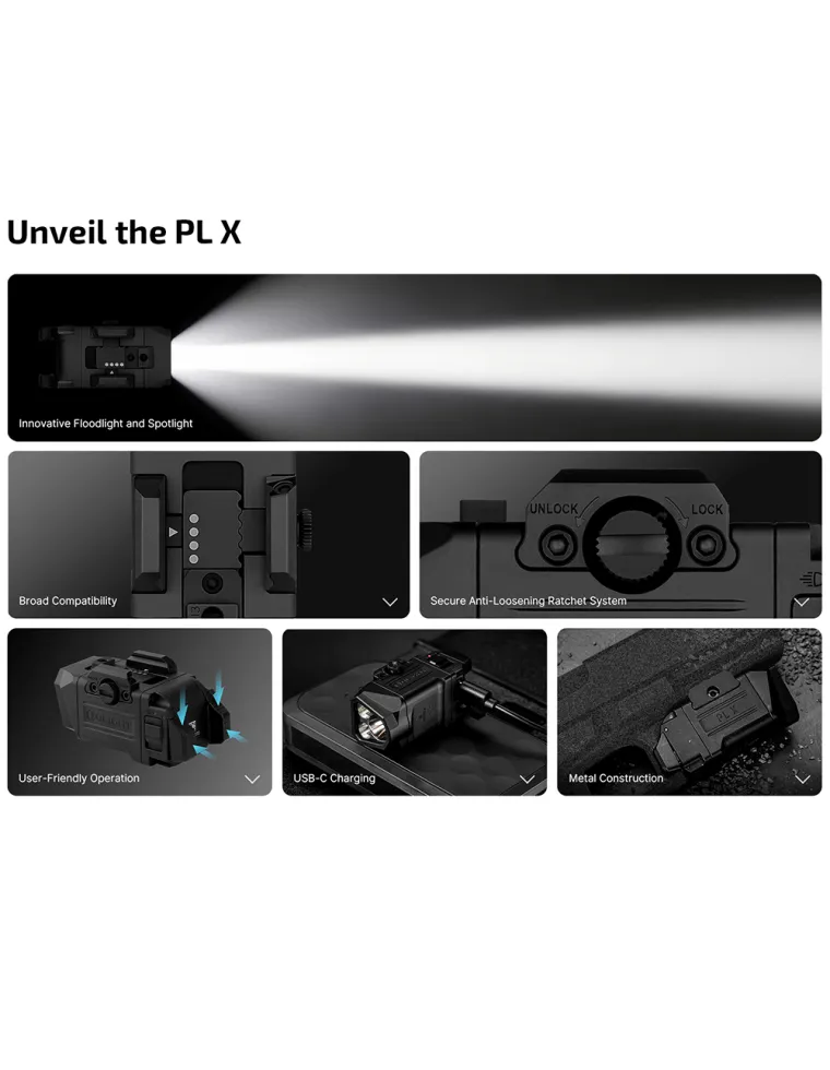 LINTERNA TACTICA OLIGHT PL X