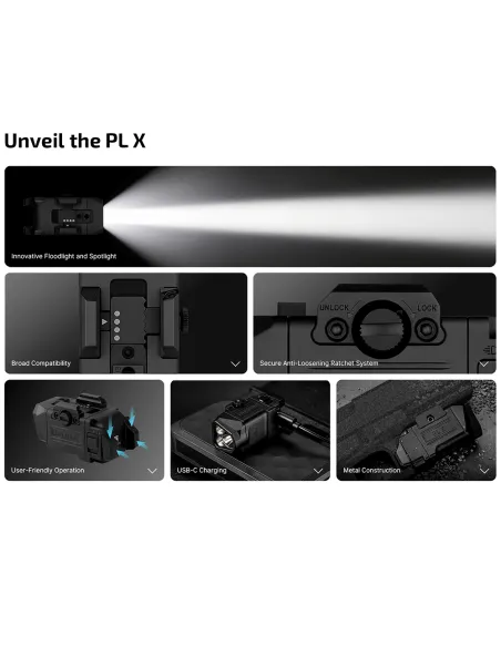 LINTERNA TACTICA OLIGHT PL X