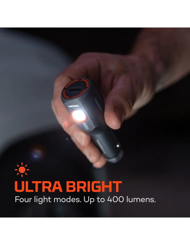 LINTERNA NEBO PARA MECHERO COCHE TRANSPORT 400
