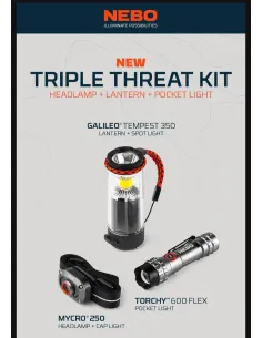 TRIPLE PACK NEBO Mycro250+Galileo350+Torchy 600 Flex 2