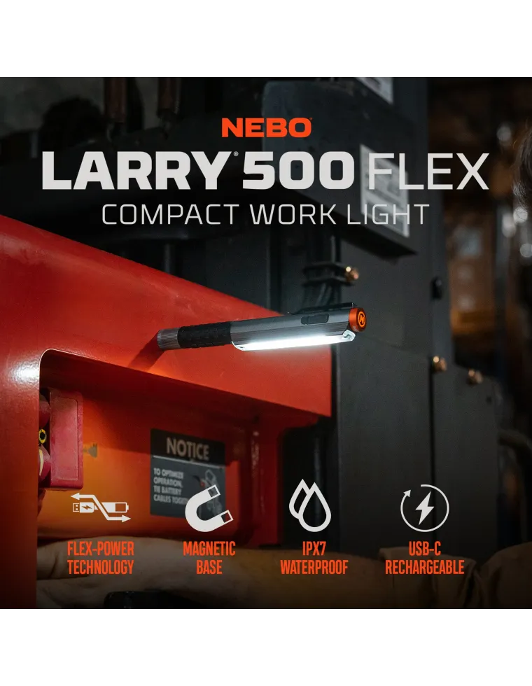 LINTERNA NEBO LIL LARRY 500 FLEX