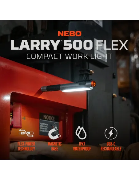 LINTERNA NEBO LIL LARRY 500 FLEX