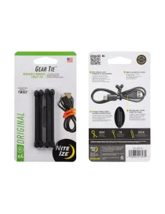 BRIDAS REUTILIZABLES NITE IZE 6 NEGRO
