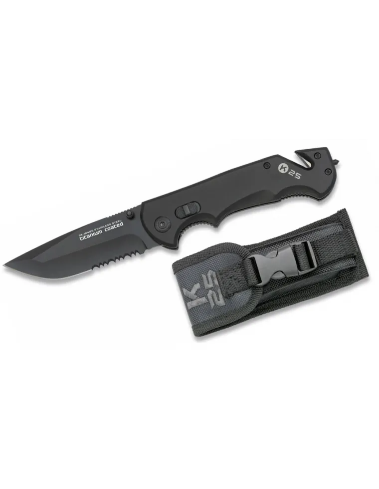 NAVAJA K25 SEGURIDAD 18485 NEGRA C/FUNDA