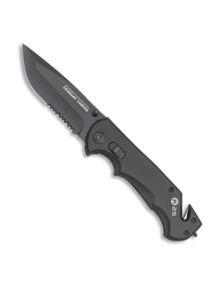 NAVAJA K25 SEGURIDAD 18485 NEGRA C/FUNDA