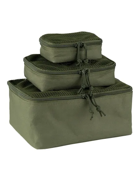 PACK 3 ORGANIZADORES MOLLE VERDE