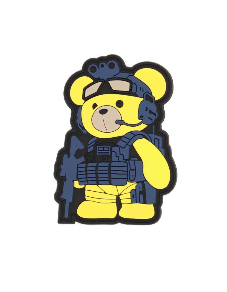 PARCHE PVC IW TEDDY TACTICO FLUORESCENTE