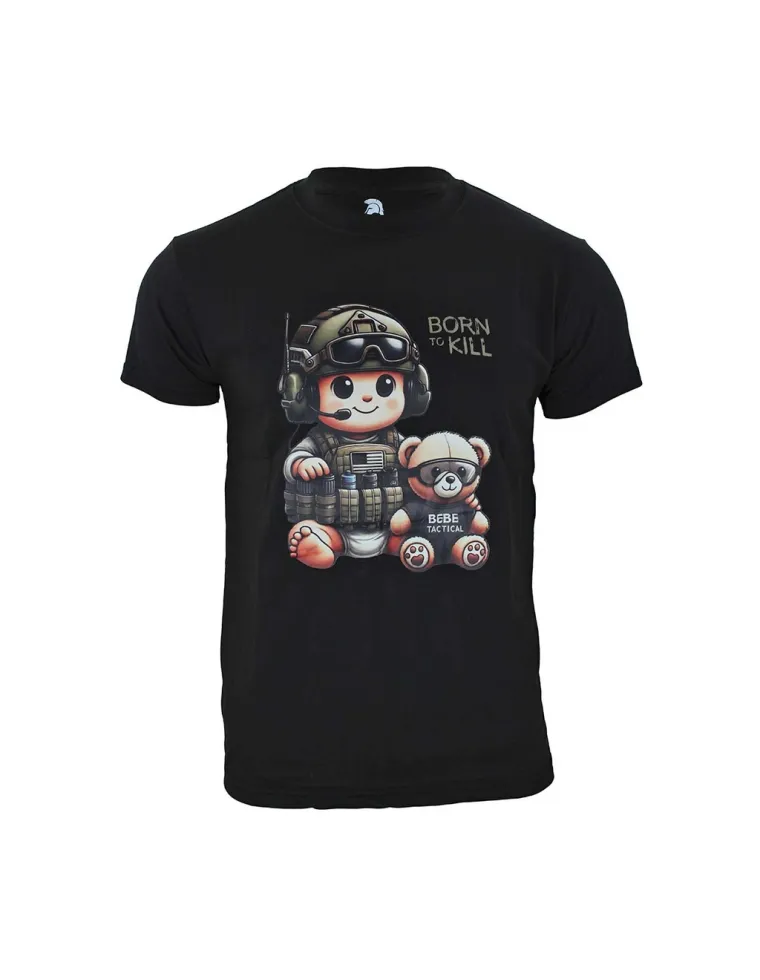 CAMISETA IW BORN TO KILL NEGRA 