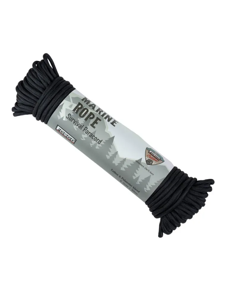 CUERDA FOSCO TOUW 30 MT 4MM NEGRA