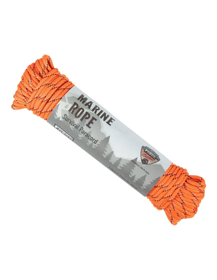 CUERDA PARACORD FOSCO MARINE 30MT 4MM NARANJA