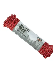 CUERDA PARACORD FOSCO MARINE 30MT 4MM ROJO