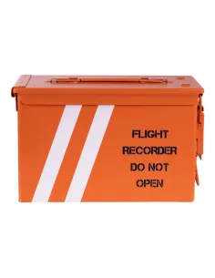 CAJA MUNICION CAL 50 FLIGHT RECORDER NARANJA 2