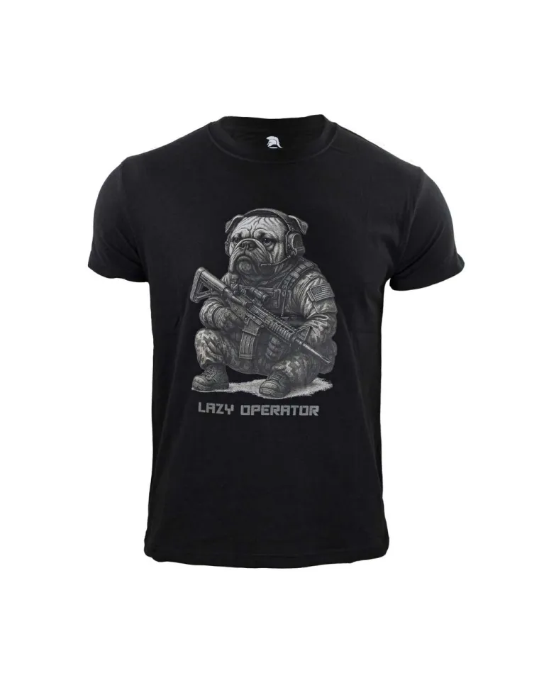 CAMISETA IMMORTAL LAZY OPERATOR NEGRA