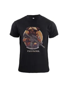CAMISETA IMMORTAL PUG PATROL NEGRA