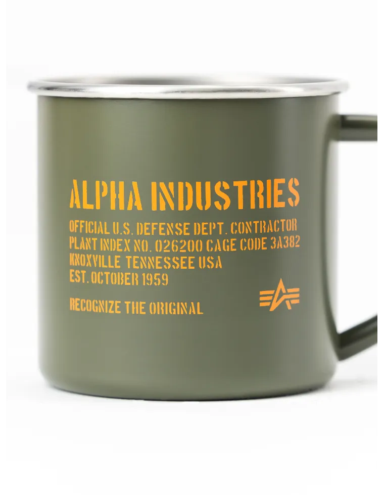 TAZA ACERO ALPHA VERDE